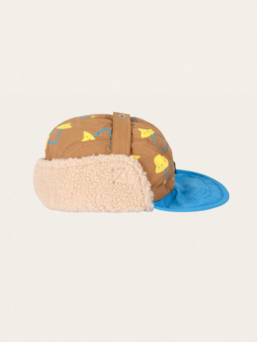 Ocieplana czapka pilotka Baby Pixel Abduction all over