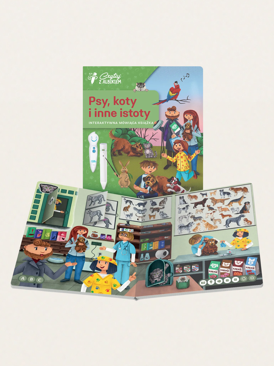 Czytaj z Albikiem - Psy, koty i inne istoty
