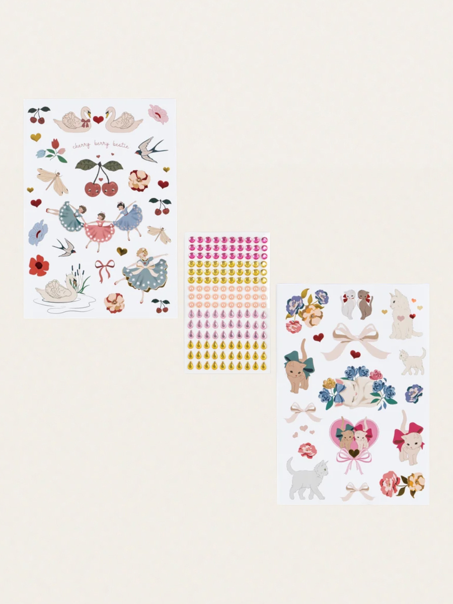Zestaw art. plastycznych w kuferku Glitter Cat