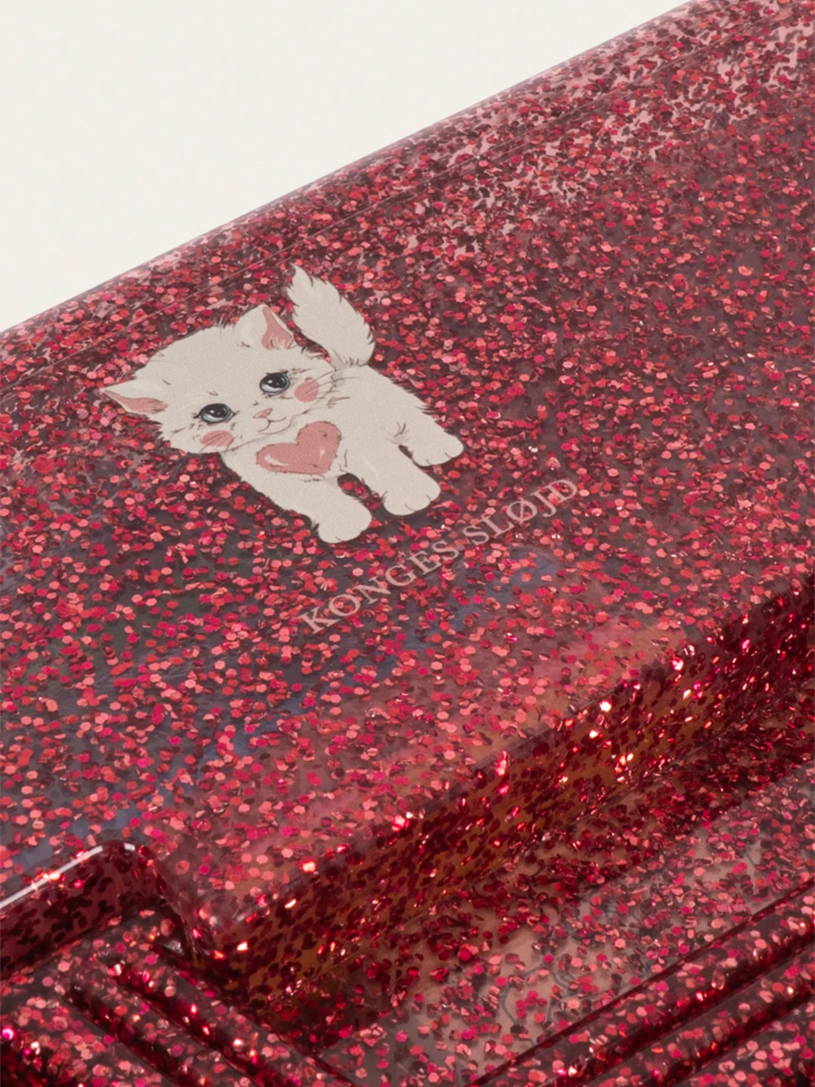 Zestaw art. plastycznych w kuferku Glitter Cat