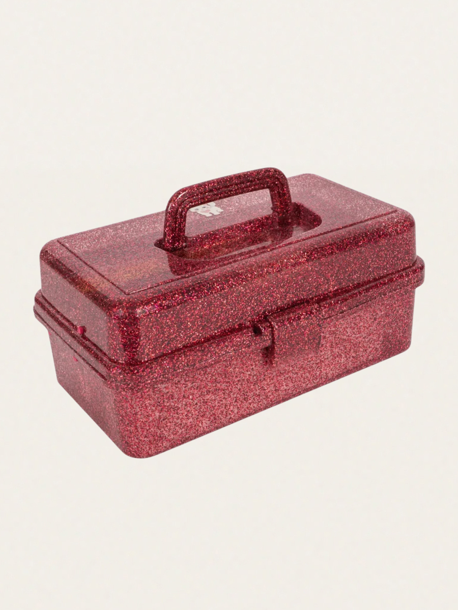 Zestaw art. plastycznych w kuferku Glitter Cat