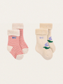 Skarpetki frotte Baby BC Stamp Bloom 2-pak