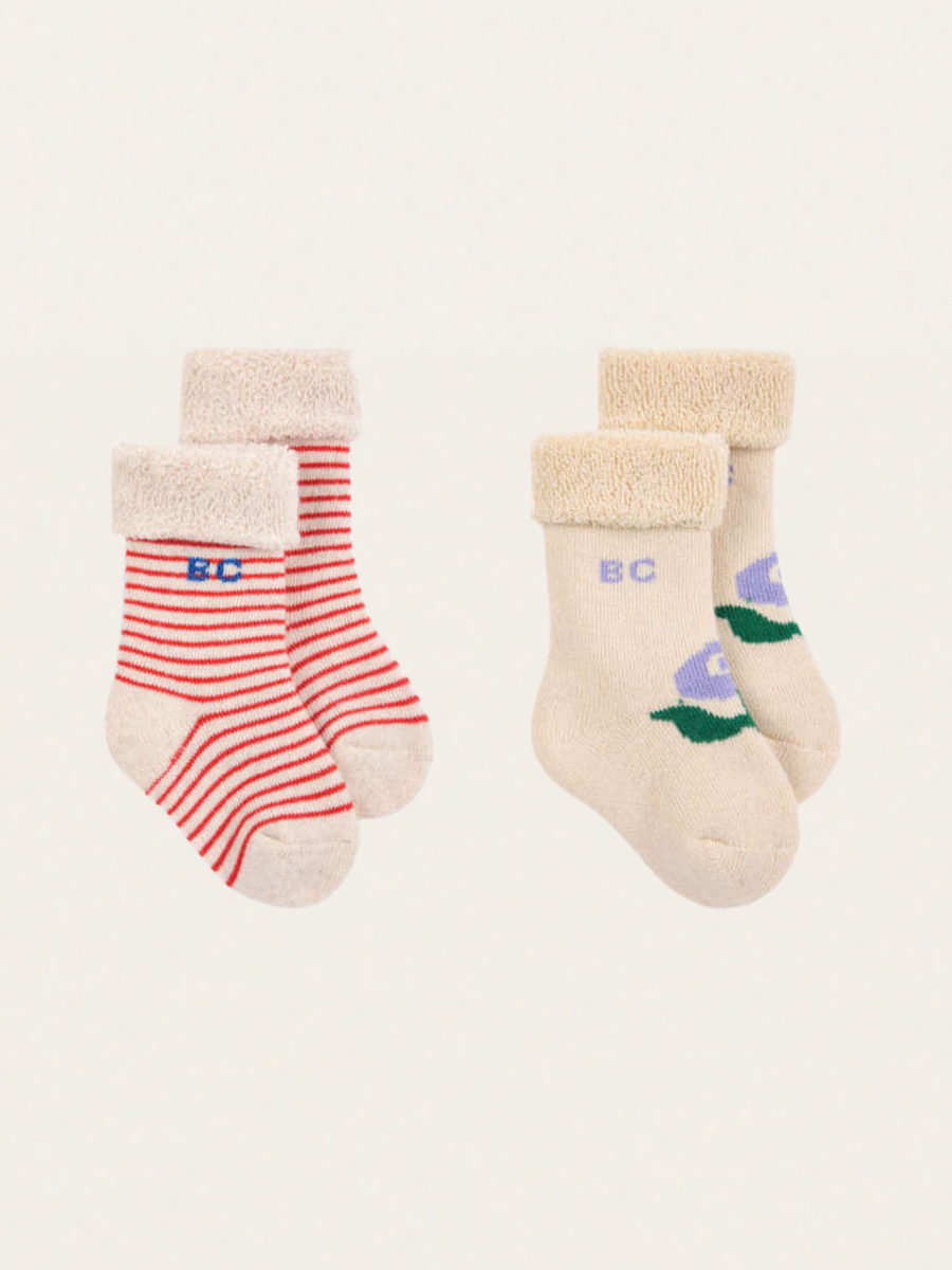 Skarpetki frotte Baby BC Stamp Bloom 2-pak