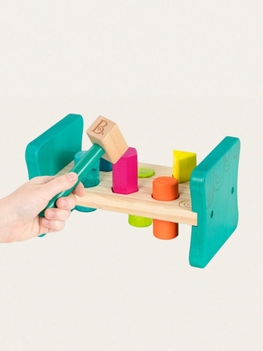 Drewniana przebijanka - sorter Colorful Pound & Play
