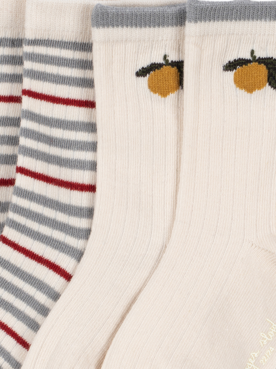 Bawełniane skarpetki Rib Stripe 2-pak