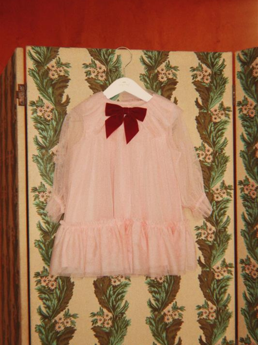 Tiulowa sukienka z kokardą Bow Dress