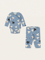 Bawełniany zestaw Newborn Basic - Body i spodenki Sheepy