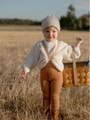 Legginsy na szelkach z wełny merino Wooly