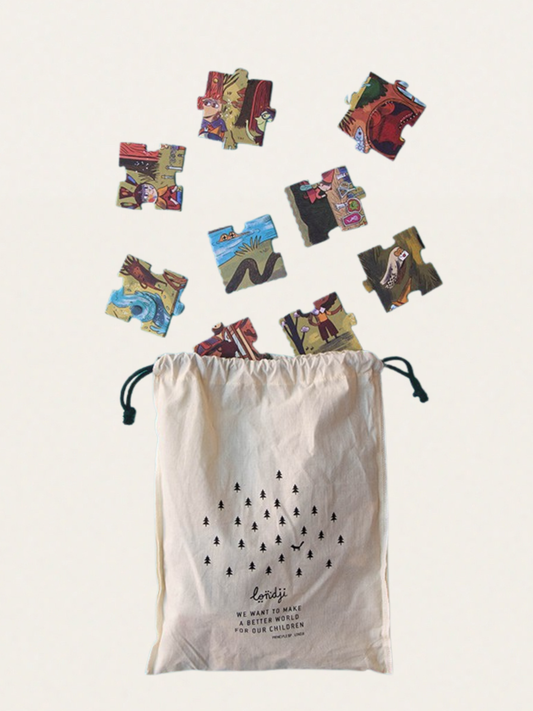 Puzzle z grą obserwacyjną Magic World