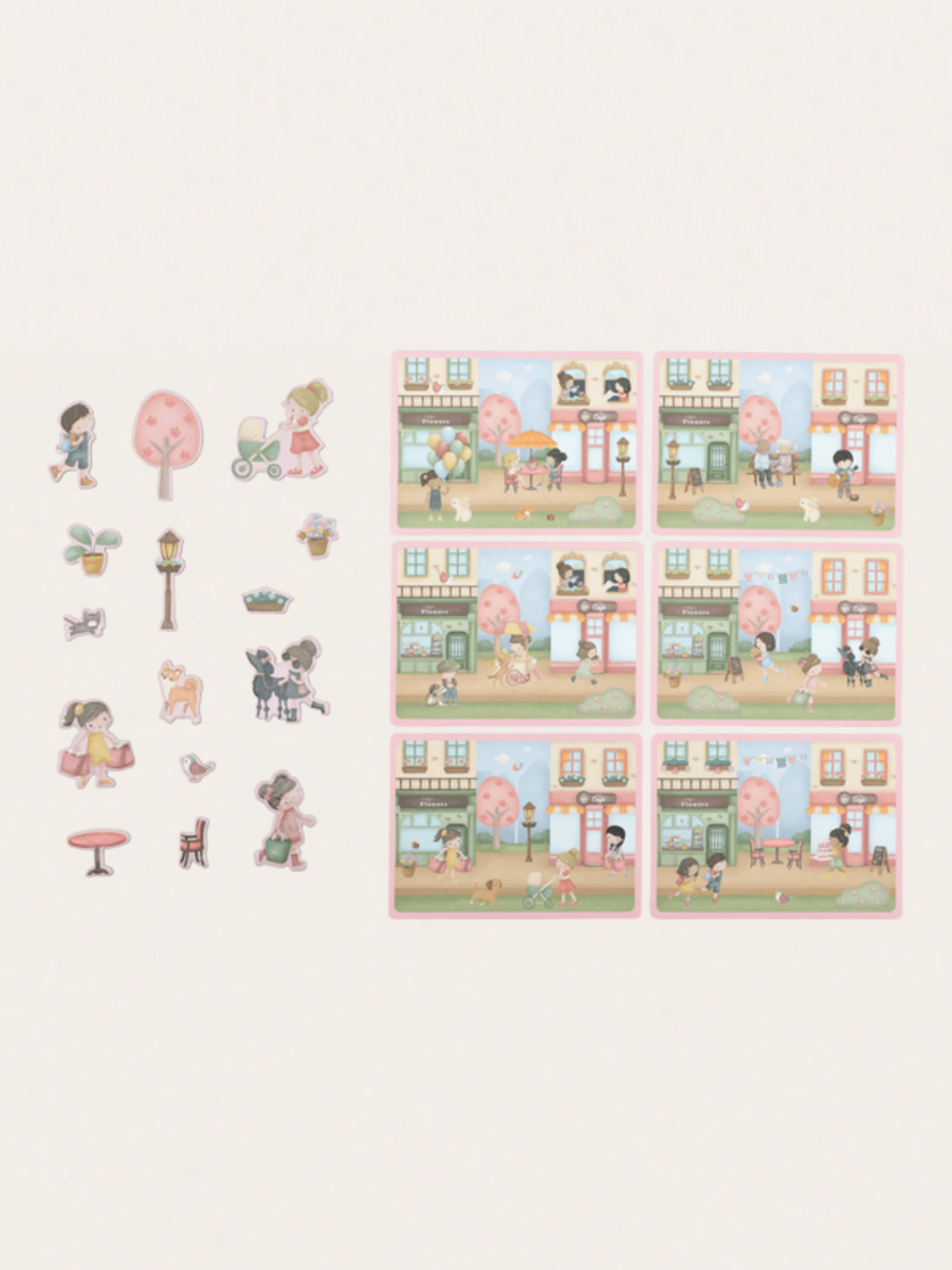 Magnetyczna układanka - Zakupy