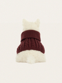 Piesek terrier w swetrze 25 cm