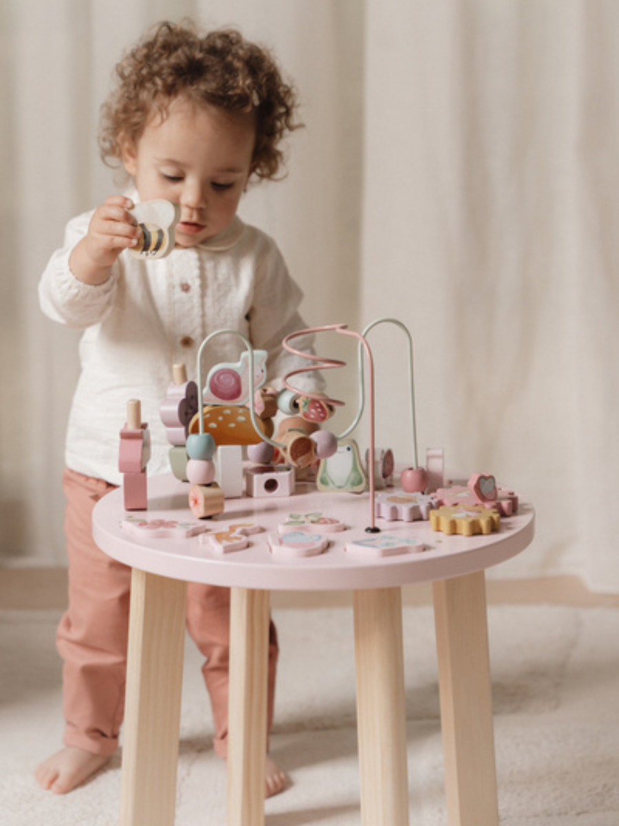 Drewniany stolik edukacyjny Fairy Garden