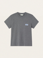 Damski t-shirt bawełniany Ykobow Heather Granite