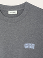 Damski t-shirt bawełniany Ykobow Heather Granite