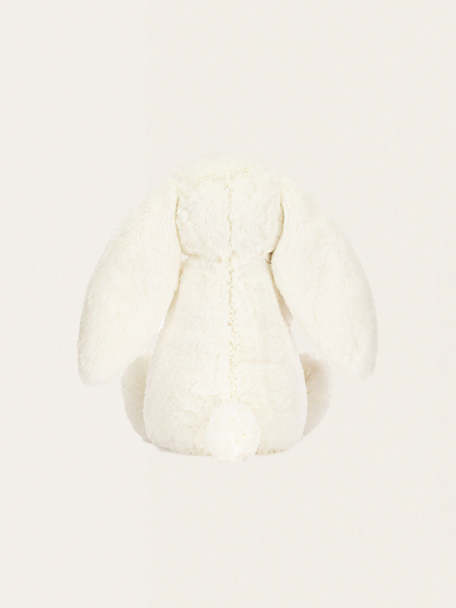 Puszysty króliczek z różą 31 cm