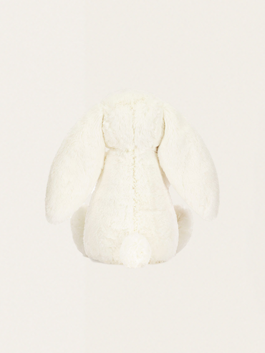 Puszysty króliczek z różą 31 cm