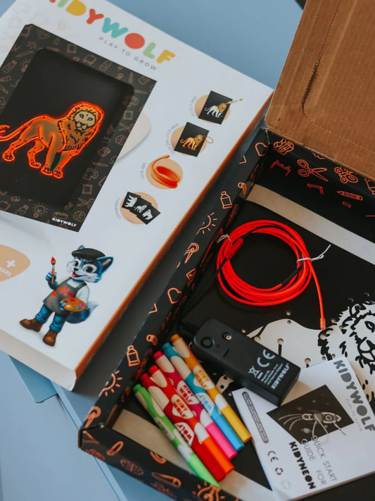 Zestaw do tworzenia świecących obrazków KIDYNEON