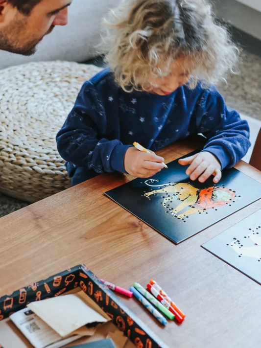 Zestaw do tworzenia świecących obrazków KIDYNEON