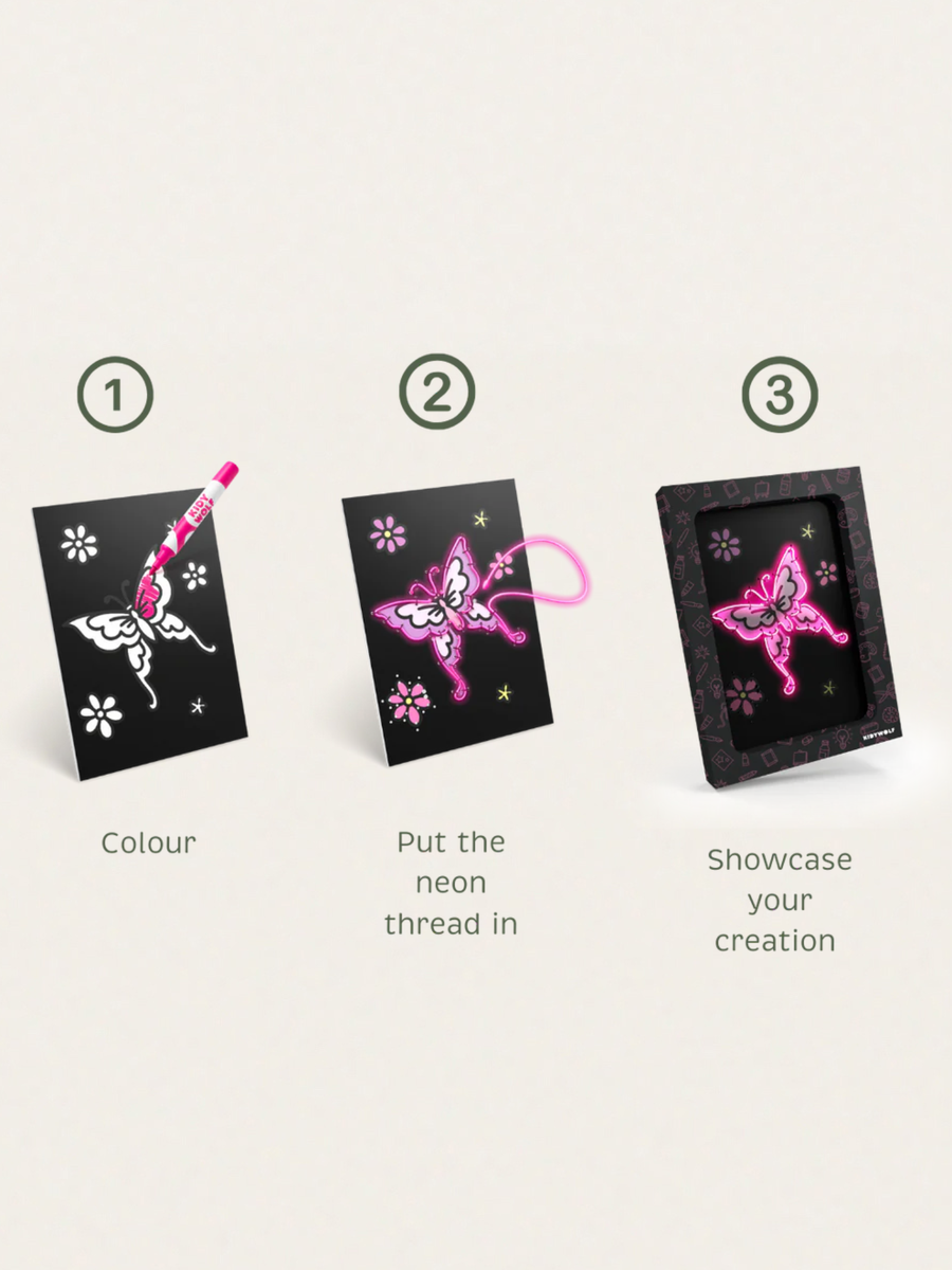 Zestaw do tworzenia świecących obrazków KIDYNEON