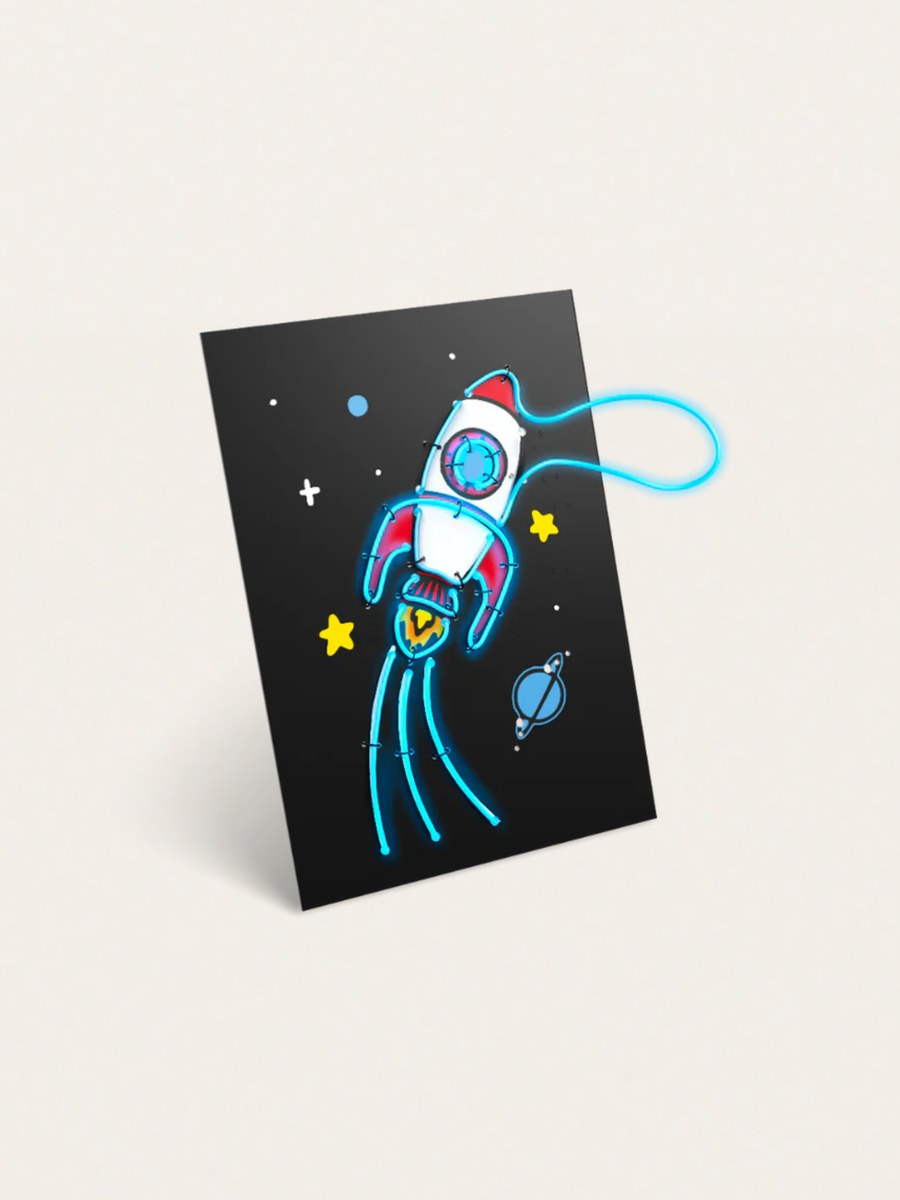 Zestaw do tworzenia świecących obrazków KIDYNEON