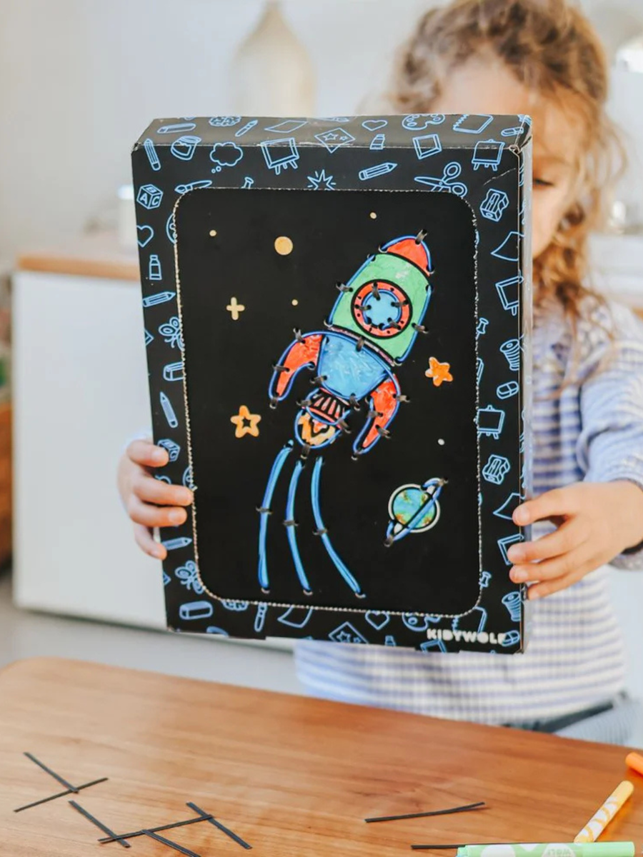 Zestaw do tworzenia świecących obrazków KIDYNEON