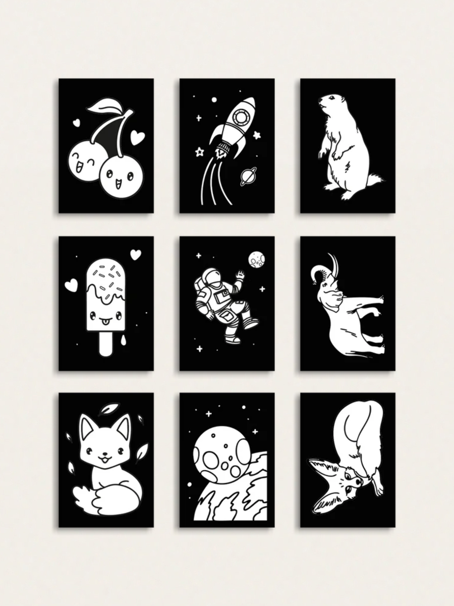 Zestaw do tworzenia świecących obrazków KIDYNEON