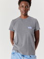 Damski t-shirt bawełniany Ykobow Heather Granite