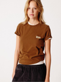 Damski t-shirt bawełniany Ykobow Moka