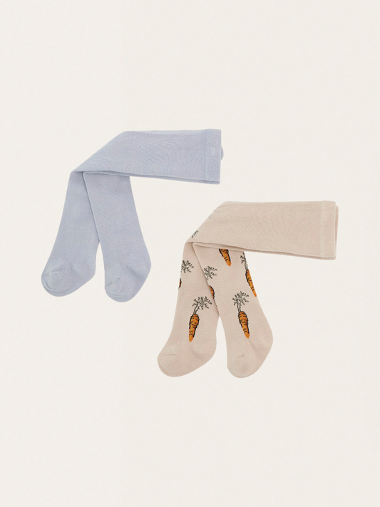 Zestaw dwóch par rajstop Jacquard Stockings