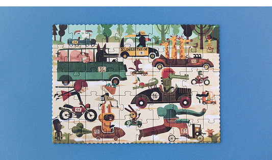 Puzzle dla dzieci, Wyścig, Vroom Vroom 50 el.