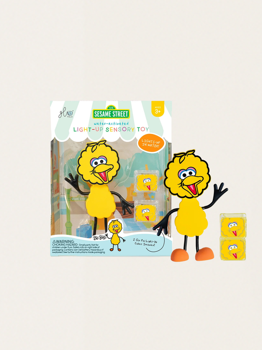 Postać + 2 kostki świecące w wodzie Ulica Sezamkowa