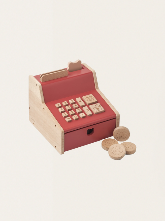 Drewniana kasa Buck cash register