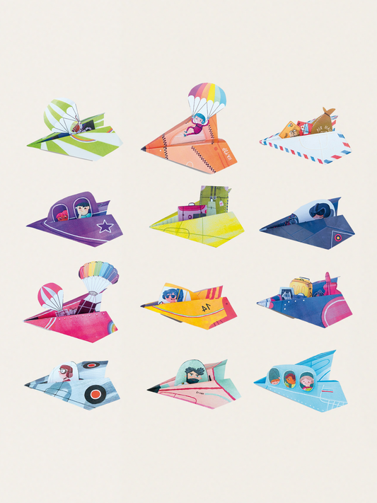Zestaw kreatywny Easy Origami - Samoloty