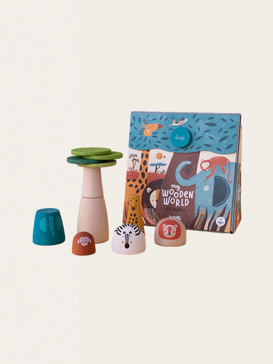 Drewniana układanka Sawanna