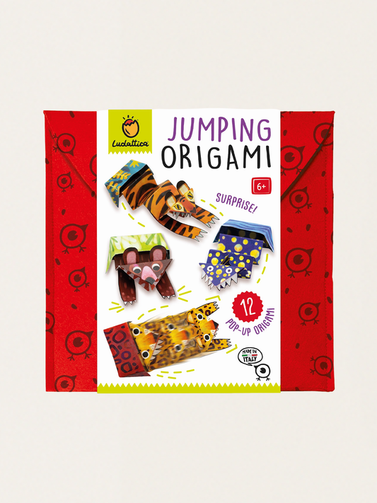 Zestaw kreatywny Easy Origami z niespodzianką - Skaczące zwierzaki