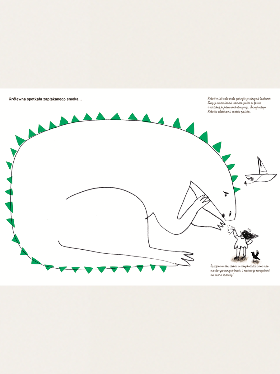 Smocza historia. Ćwiczenia rysunkowe dla czterolatków