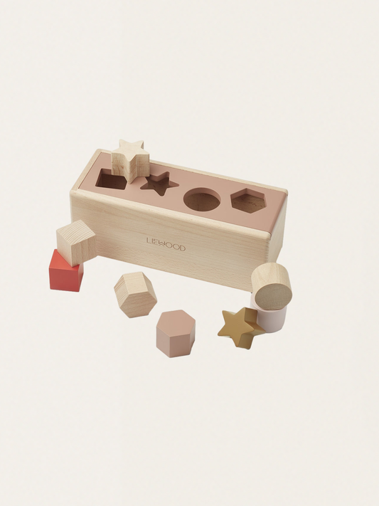 Drewniany sorter Geometric tuscany rose