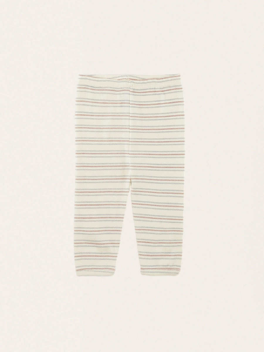 Spodenki z bawełny organicznej New Born Pants vintage stripe