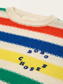 Bawełniany sweter Kids Multicolor Stripes