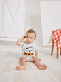 Bawełniany T-shirt Baby Play the Drum