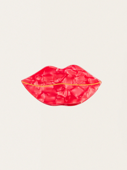 Lips hair clip