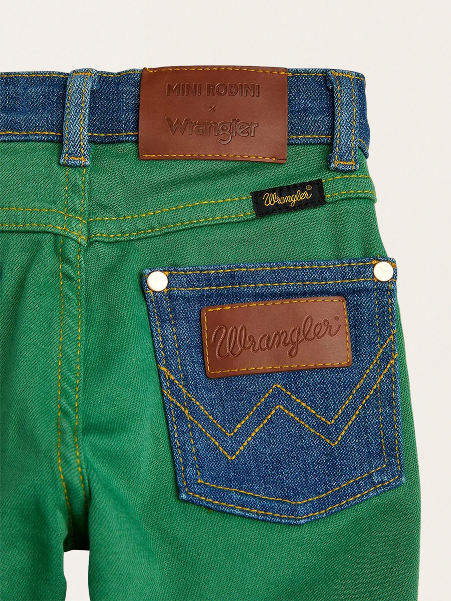 Dzwony jeansowe Wrangler x Mini Rodini