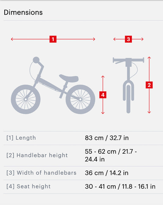 Rowerek biegowy Yedoo Balance Bike police
