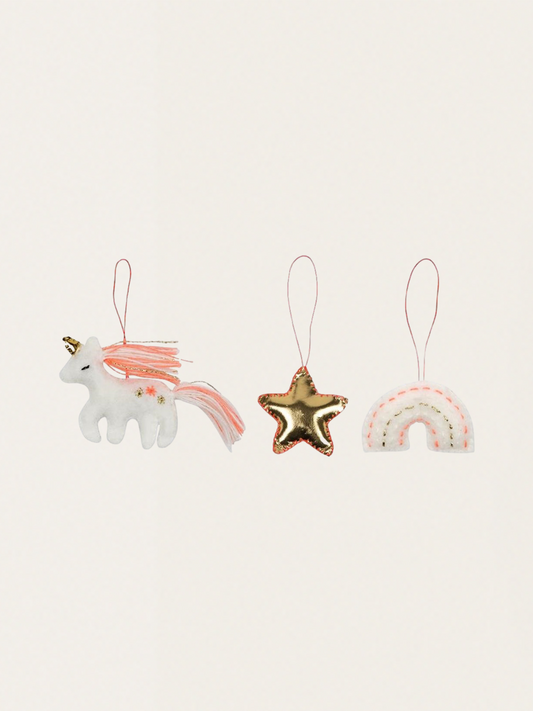 Zestaw zawieszek kraina jednorożców