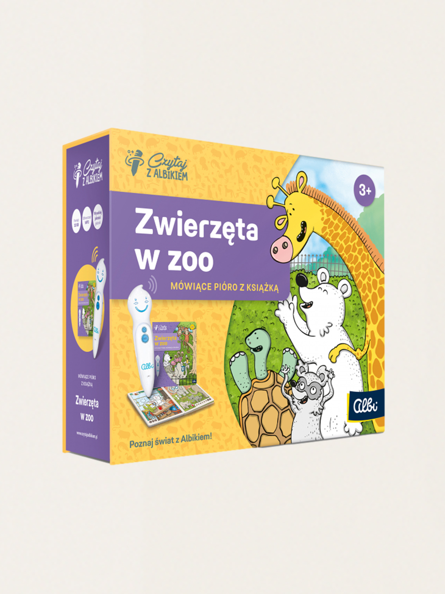 Zestaw Czytaj z Albikiem - Zwierzęta w ZOO