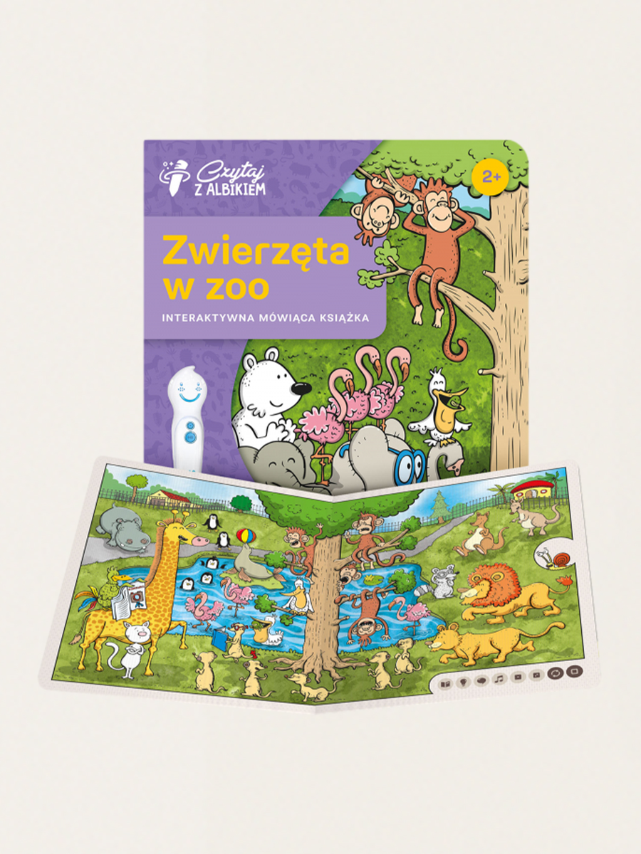 Zestaw Czytaj z Albikiem - Zwierzęta w ZOO