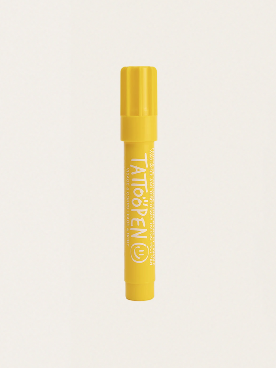 Flamaster do ciała Tattoo Pen - Yellow